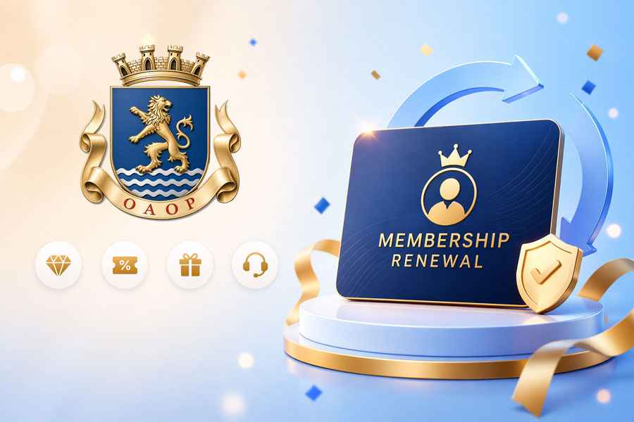 Membership renewal in elegant luxury style